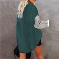 thumbnail image 4 of PVCS Veste à Manches Longues avec Poches Léopard et Boutons pour Femmes, 4 of 7