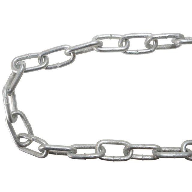 Faithfull - Galvanised Chain Link 3mm x 30m Reel - Max. Load 80kg