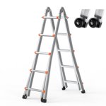 VEVOR Telescoping Échelle Un cadre 19 FT Extension Multi-fonction pour les travaux à domicile