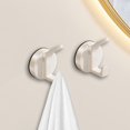 thumbnail image 4 of TIMIFIS Hooks for Hanging Suction Cup Hook Vacuum Non Punching Household Bathroom Kitchen Door Rear Bathroom Hook with Two Hooks Combined up and Down Suction Cup Hook, 4 of 6