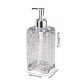 thumbnail image 3 of JilgTeok 2 Packs 450ml Ripple Pattern Hand Soap Dispenser Pump Bottle for Bathroom Kitchen Refillable Liquid Soap Lotion Shampoo Dispenser Plastic Hand Wash Station Supplies, 3 of 6