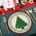 thumbnail image 1 of Vaidha Ensemble de Fournitures pour Fête de Noël / 10 Assiettes en Papier Rouges 7 et 9 Pouces / 10 Gobelets en Papier / 20 Essuie-Tout / Vaisselle Jetable pour les Fêtes pour Rassemblements et Événements, 1 of 6
