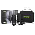 thumbnail image 1 of SHURE - Shure SM4-K-KIT - condenser microphone, externally polarised, handle, popfilter, case, 1 of 9