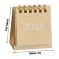 thumbnail image 3 of Mini Calendrier de Bureau 2025 Petit Calendrier de Bureau 2025 à Bascule Debout 2025 Mini Calendrier Décoration de Table Décoration Familiale Pratique Calendrier de Bureau, 3 of 6