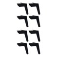 thumbnail image 3 of Transemion 4pieces Decorative Furniture Accessory Durable And Easy-to-install Easy Hoarse black 10cm 2Set, 3 of 6
