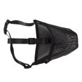 thumbnail image 2 of Dog Mesh Muzzle, Adjustable Breathable Fully Covered Foldable Dog Muzzle Durable Comfortable   For Biting XS,S,M,L,XL, 2 of 8