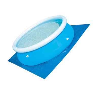 facefd Carré Piscine Polyester Mat Poussière Épaissie Sol Tissu de Couverture de Piscine Épaissi Sol Tissu 335cmx335cm