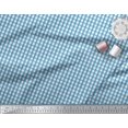 thumbnail image 3 of Soimoi Modal Satin Fabric Window Pane Check Print Fabric by Yard 42 Inch Wide, 3 of 3