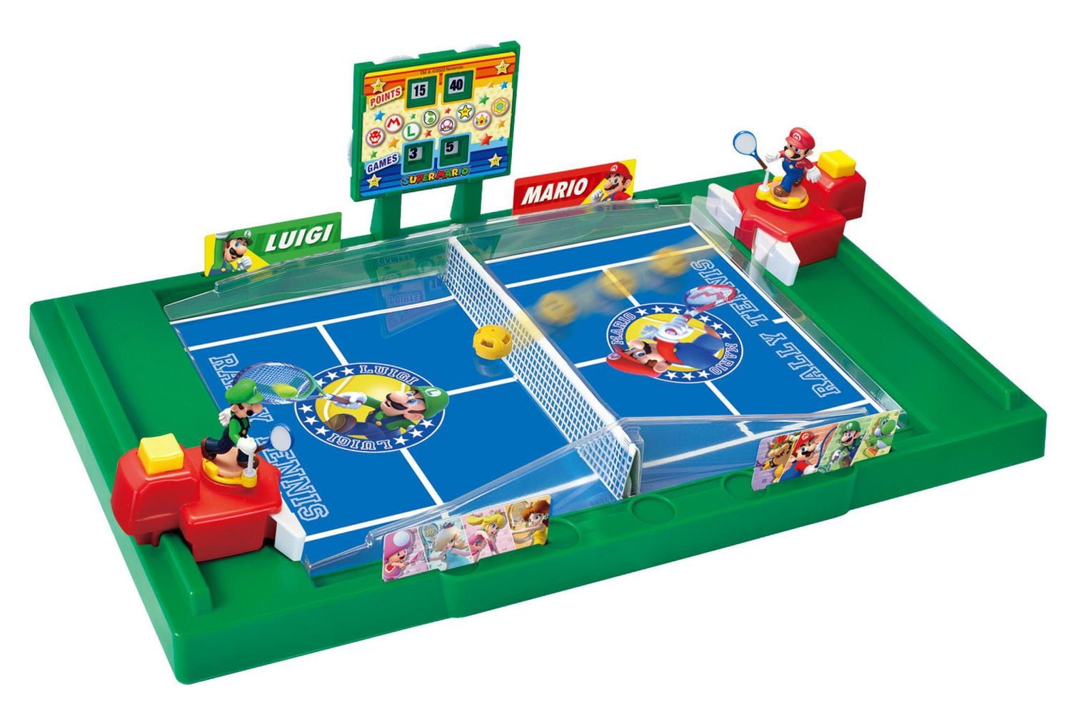 Epoch Games Super Mario Rally Tennis, Tabletop Skill and Action