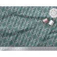 thumbnail image 2 of Soimoi Cotton Voile Fabric Geometric & Paisley Block Print Fabric by The Yard 56 Inch Wide, 2 of 3