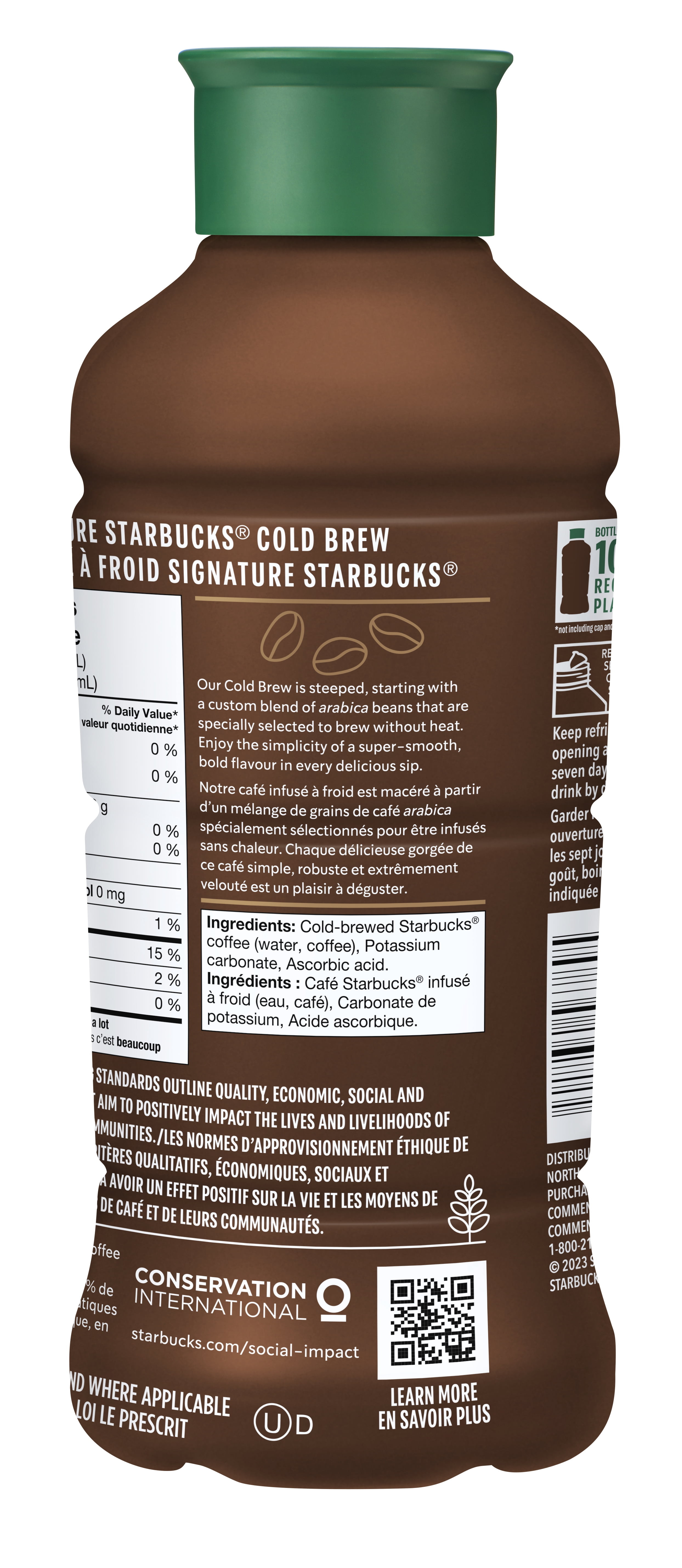 Starbucks Cold Brew Coffee Drink Cold Brew Unsweetened 1.18L