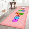 thumbnail image 4 of Children‘s Collection Educational Hopscotch Design Children Nursery Kid‘s Play Runner Rug, 4 of 11
