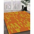 thumbnail image 3 of Ahgly Company Tapis Rectangulaire Lavable en Machine Intérieur Transitionnel Rouge Écarlate, 8 Pieds x 10 Pieds, 3 of 7