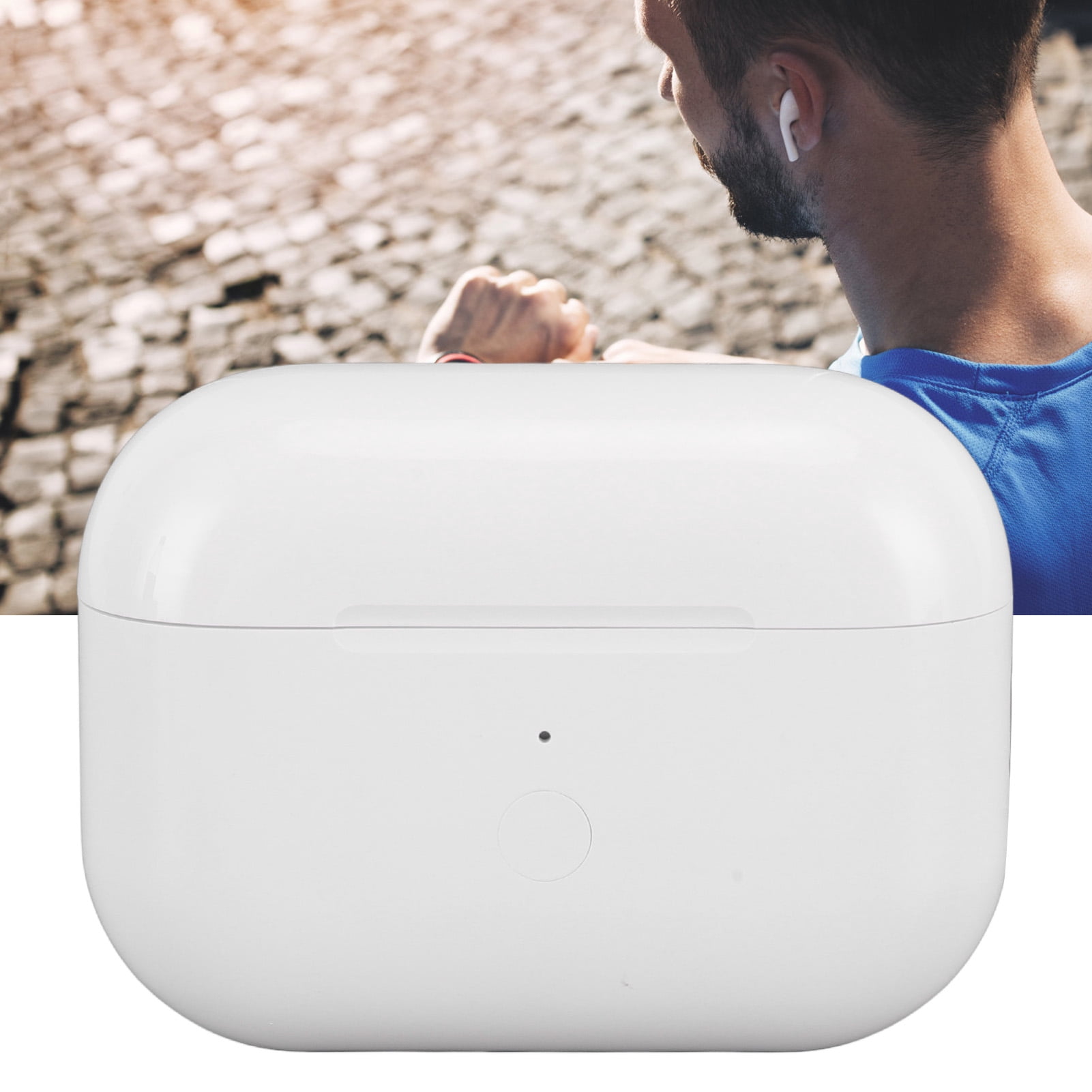 Wireless Charging Case, Dual Charging Methods Quick Charging 660mAh Earbuds Charging Case  for Earbuds
