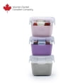 thumbnail image 1 of Melii Glass Food Storage Containers with Silicone Sleeve 3 Pack, 1 of 6