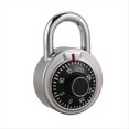 thumbnail image 3 of 5X Cadenas Maître à Code 50 mm avec Cadran Fixe Rond à Combinaison, 3 of 8