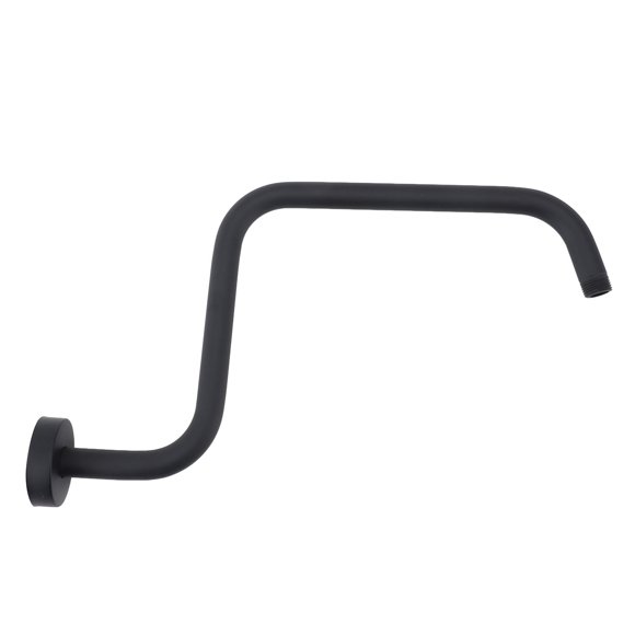 Bras d'Extension pour Pomme de Douche, Bras de Douche en Acier Inoxydable en Forme de S avec Bride, Installation Murale Bras d'Extension pour Douche Rehausse-Pouce Tuyau Rallonge de Bras de Douche pour Salle de Bain