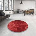 thumbnail image 4 of Ahgly Company Tapis d'Intérieur Rectangulaires Transitionnels Rouges Lavables à la Machine, 2 Pieds x 3 Pieds, 4 of 7
