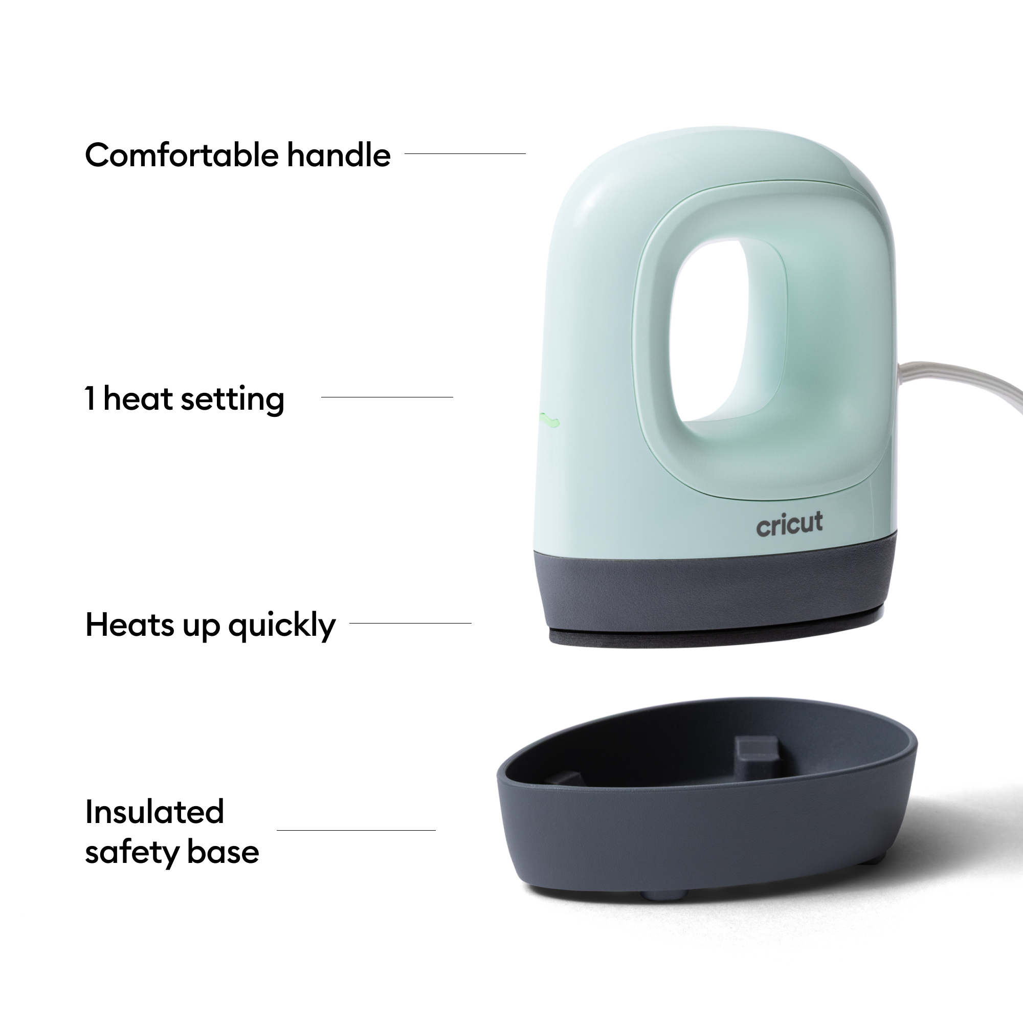 Cricut EasyPress Mini™ LT, Mint Green