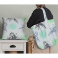 thumbnail image 5 of Soimoi Green Silk Fabric Lemon Slice & Floral Printed Craft Fabric by the Yard 42 Inch Wide, 5 of 5