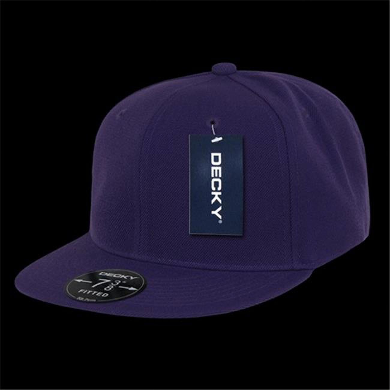 Decky RP1-PL-PUR-26 Casquette Rétro Ajustée, Violet, Taille 7,38