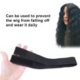 thumbnail image 3 of 2.5/3/3.5/4cm Wig Band Bande de Fixation Conception Réglable Noir Perruque Élastique Tête Bords Poignée Bande pour les Femmes, 3 of 8