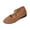 Brown, variant on Willtoo Womens Dress Shoes,Women's Comfortable Fashion Elastic Ankle Straps Flats Shoes