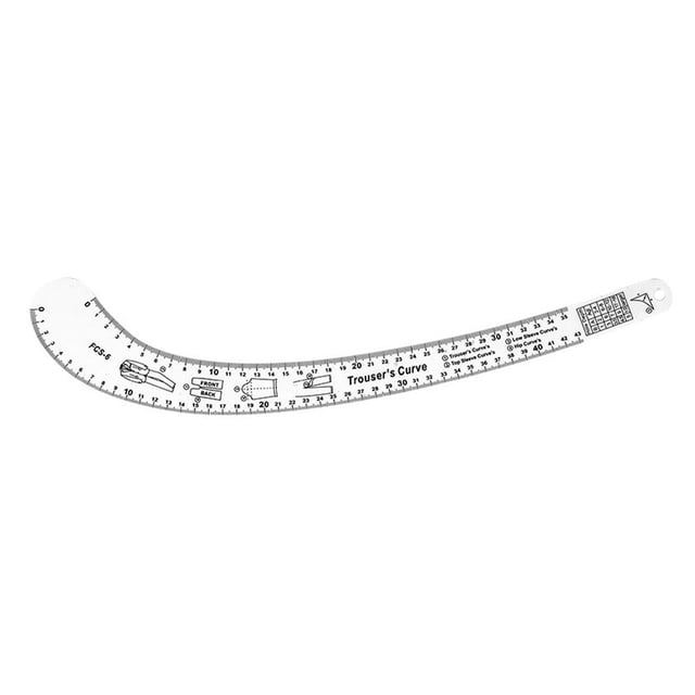 veasfak Règle de Courbe Française Modèle Gabarit Fabrication Design Mode Outil de Tailleur Métrique Pantalon Courbe
