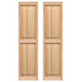 thumbnail image 1 of Pinecroft SHP55 Exterior Raised Panel Shutters 15 x 55 in., 1 of 1