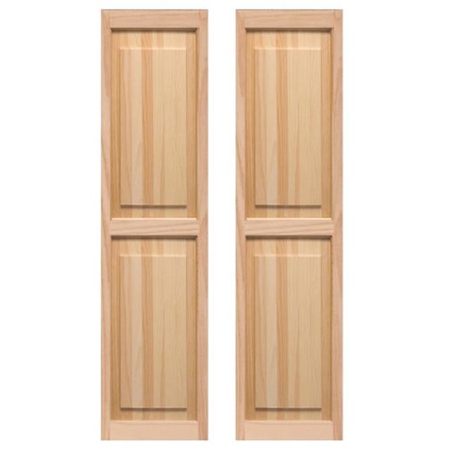 Pinecroft SHP55 Exterior Raised Panel Shutters 15 x 55 in.