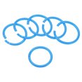 thumbnail image 1 of Unique Bargains 2' OD 1.6' ID Plastic O Ring Binder Rings, Blue, 50 Pack, 1 of 6