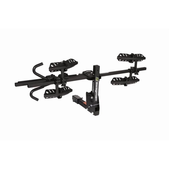 Swagman Bike Rack 66684 Deluxe Series; 2 Bike Rack; 45 Pound Per Bike Weight Capacity; Folding; Locking Hooks; RV Approved