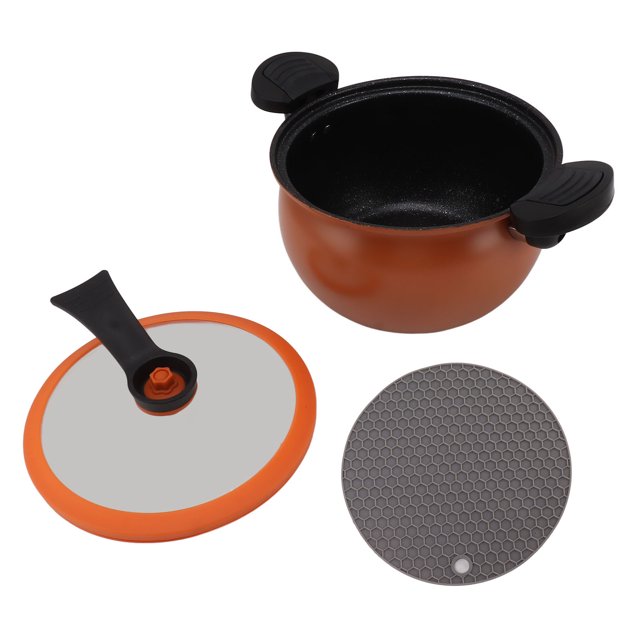 Autocuiseur Micro Pression Antiadhésif, Autocuiseur Micro Pression Multifonctionnel en Fer Durable pour la Cuisson