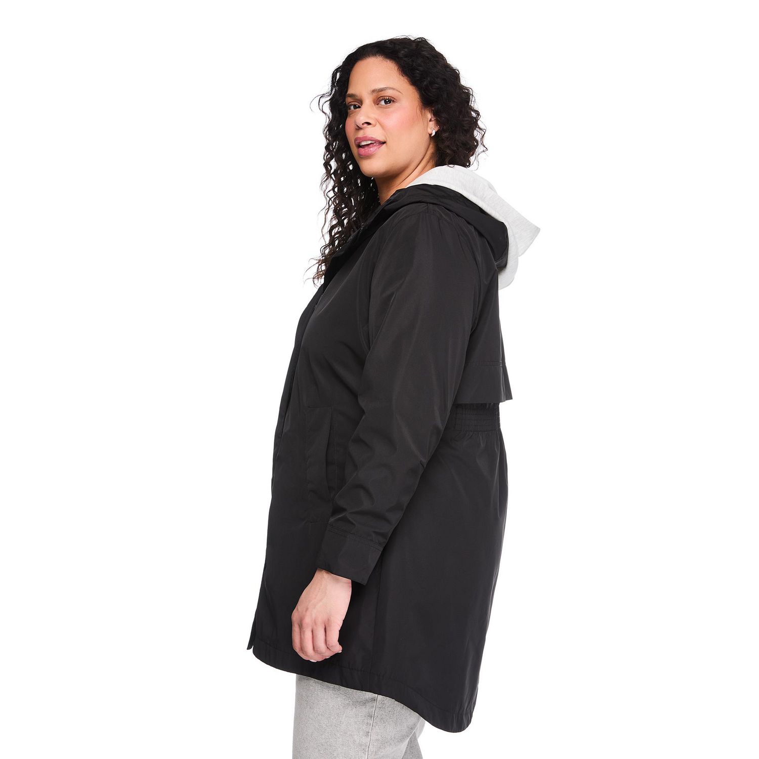 Imperméable à capuchon George Plus pour femmes