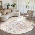 thumbnail image 3 of x Washable Area Rug for Living Room Bedroom Neutral Carpet Low Pile Soft Thin Tapis Salon Abstract Modern Vacuumable Lightweight Large Throw Rug for Dining Room Kitchen, 3 of 9
