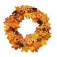 thumbnail image 4 of Autumn Pumpkin Wreath, Fall Wreaths, Photo Props, Garland, Fall Door Wreath with, 4 of 9
