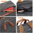 thumbnail image 3 of CoolBELL Convertible Backpack Shoulder bag Messenger Bag Laptop Case Business Briefcase Leisure Handbag Multi-functional Travel Rucksack Fits 17.3 Inch Laptop For Men / Women / Travel (Canvas Black), 3 of 6