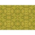 thumbnail image 1 of Ahgly Company Machine Washable Indoor Rectangle Transitional Dark Yellow Green Area Rugs, 4' x 6', 1 of 7
