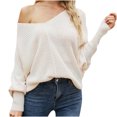 thumbnail image 2 of EGNMCR Cardigans pour Femmes, Pulls pour Femmes Mode Décontractée Pull à Manches Longues Col en V Pull pour Femmes, 2 of 6