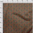 thumbnail image 2 of oneOone Silk Tabby Fabric Leaves|Floral & Paisley Block Print Sewing Fabric BTY 42 Inch Wide, 2 of 4