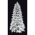 thumbnail image 2 of Snowy Forest Spruce Feel Real Artificial Flocked Christmas Tree (6ft Unlit), 2 of 5