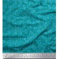 thumbnail image 1 of Soimoi Polyester Crepe Fabric Artistic Leaves Print Fabric by The Yard 52 Inch Wide, 1 of 1