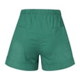 thumbnail image 4 of Cameland Womens Shorts Comfy Drawstring Elastic Waist Shorts Summer Casual Loose Solid Mid Rise Sports Short Pants with Pockets on, 4 of 4