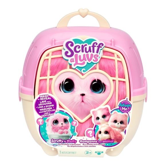 Pack individuel pour animaux de compagnie Scruff-A-Luvs - Rose