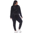 thumbnail image 3 of White Mark Ensemble de Survêtement en Velours pour Femmes, 2 Pcs, 3 of 6