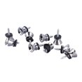 thumbnail image 1 of Guitar Strap Button, 10PCS Guitar End Pins With Screw Metal Strap Retainer System For Electric Guitar Bass Ukulele, 1 of 8