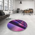 thumbnail image 4 of Ahgly Tapis Rectangulaire Lavable en Machine Intérieur Transitionnel Orchidée Foncée Violet, 3 Pieds x 5 Pieds, 4 of 7