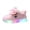 Pink, variant on dmqupv Light Up Athletic Shoes Boy Girls' Light Up Shoes With Lace Up Bows And Rhinestones Flat Casual Sneakers Pink,Size for US 6