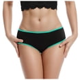 thumbnail image 1 of FhsagQ Panties Women's Panties Sleep Plus Size Women's Seamless Solid Color Simple Color Edge Low Rise Underwear Women's Panties Plus Size Women Panties Open Crotch Green S, 1 of 4