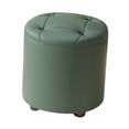 thumbnail image 2 of DOLITY Petit Tabouret Rond Repose-Pieds Ottoman Tabouret Stable pour Chambre de Bébé Entrée Chambre Vert, 2 of 9